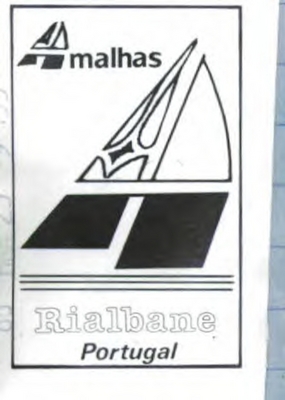 Sinal da marca MALHAS RIALBANE
