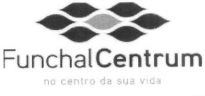 Sinal da marca FUNCHAL CENTRUM NO CENTRO DA SUA VIDA