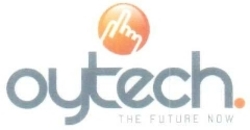 Sinal da marca OYTECH. THE FUTURE NOW