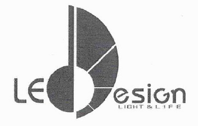 Sinal da marca LED DESIGN LIGHT & LIFE