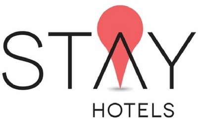 Sinal da marca STAY HOTELS