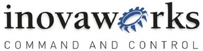 Sinal da marca INOVAWORKS COMMAND AND CONTROL