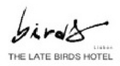 Sinal da marca BIRDS - THE LATE BIRDS HOTEL