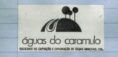 Sinal da marca AGUAS DO CARAMULO