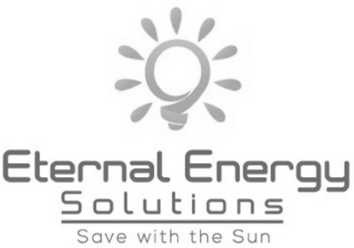 Sinal da marca ETERNAL ENERGY SOLUTIONS SAVE WITH THE SUN
