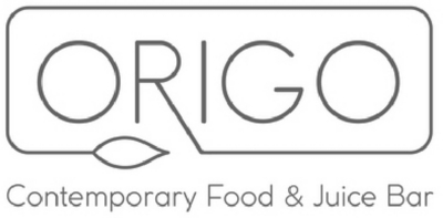 Sinal da marca ORIGO CONTEMPORARY FOOD & JUICE BAR