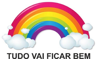 Sinal da marca TUDO VAI FICAR BEM