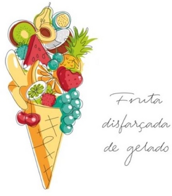 Sinal da marca FRUTA DISFARÇADA DE GELADO