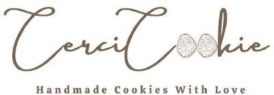 Sinal da marca CERCICOOKIE HANDMADE COOKIES WITH LOVE