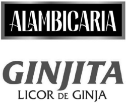 Sinal da marca ALAMBICARIA GINJITA LICOR DE GINJA