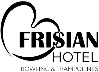 Sinal da marca FRISIAN HOTEL BOWLING & TRAMPOLINES