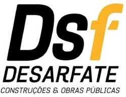 Sinal da marca DSF  DESARFATE  CONSTRUÇÕES & OBRAS PÚBLICAS
